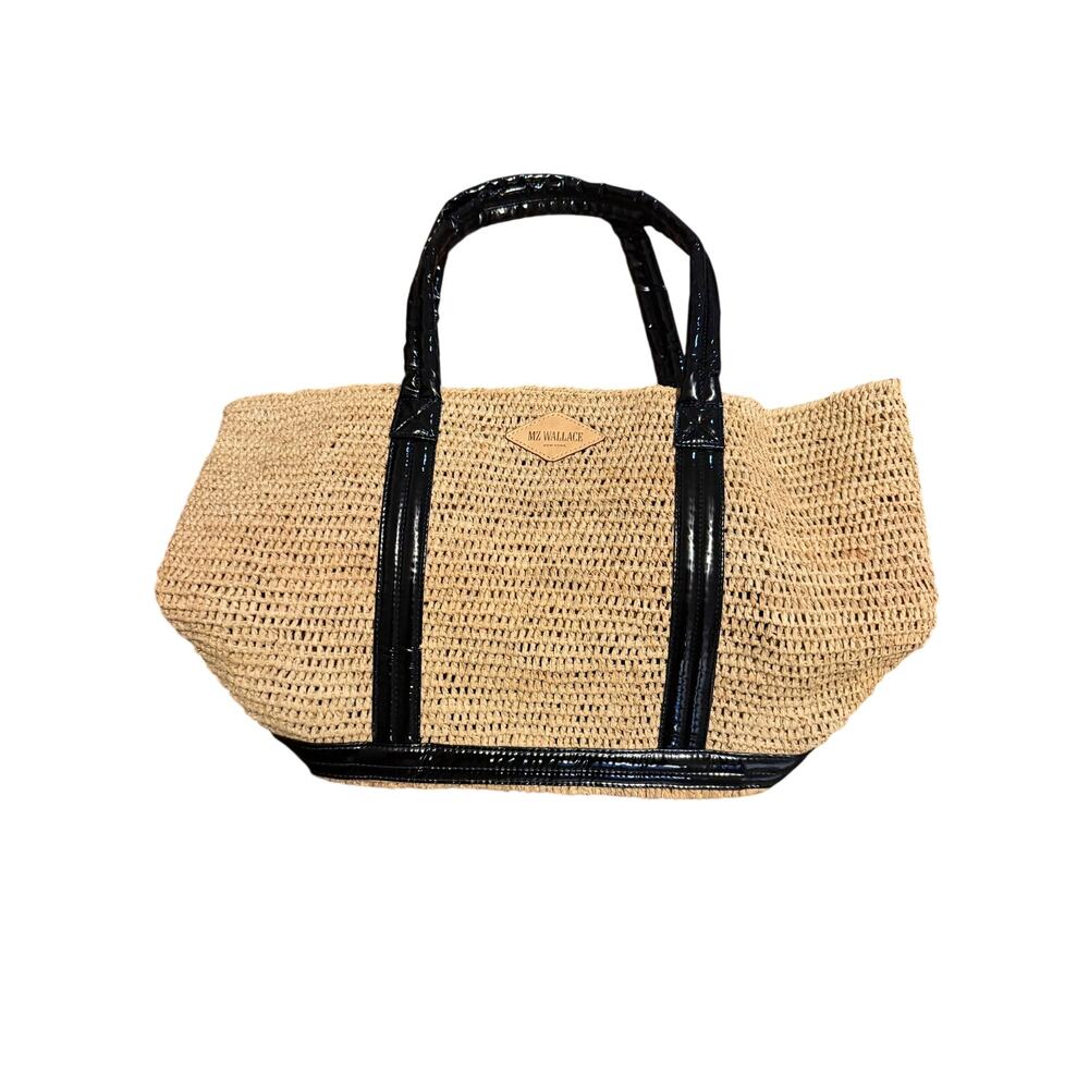 MZ wallace raffia tote NEW